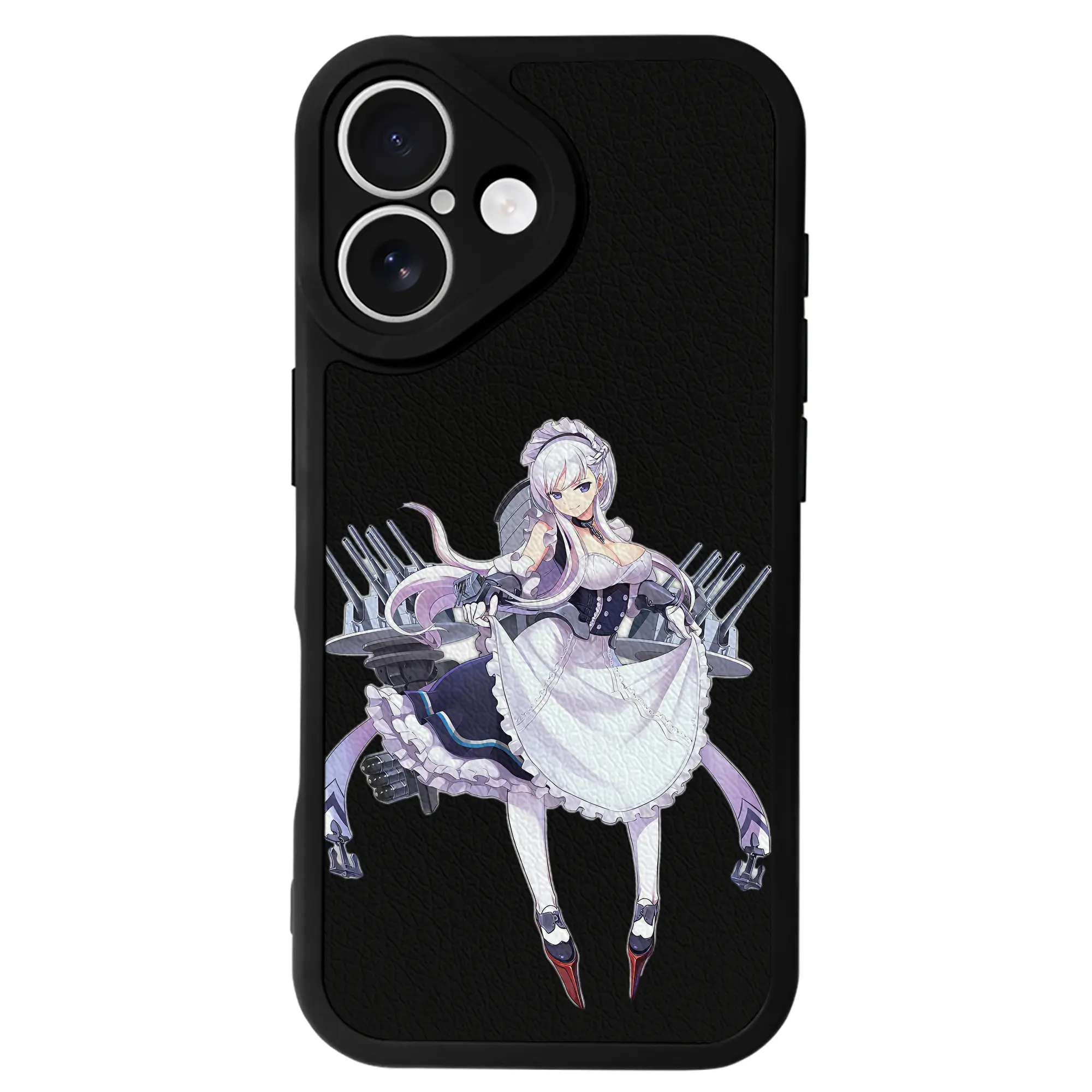 アズールレーン グッズ,ベルファスト - IPhone 16シリーズ対応 ・ シリコンスマホケース ・ レザー調 ・ 高精度フィット ・ 耐衝撃 ・ ワイヤレス充電対応 ・ 精密カット